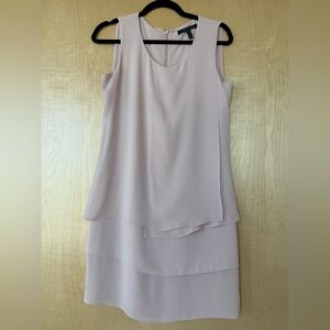 BCBGMaxAzria Soft Pink Layered Mini Dress